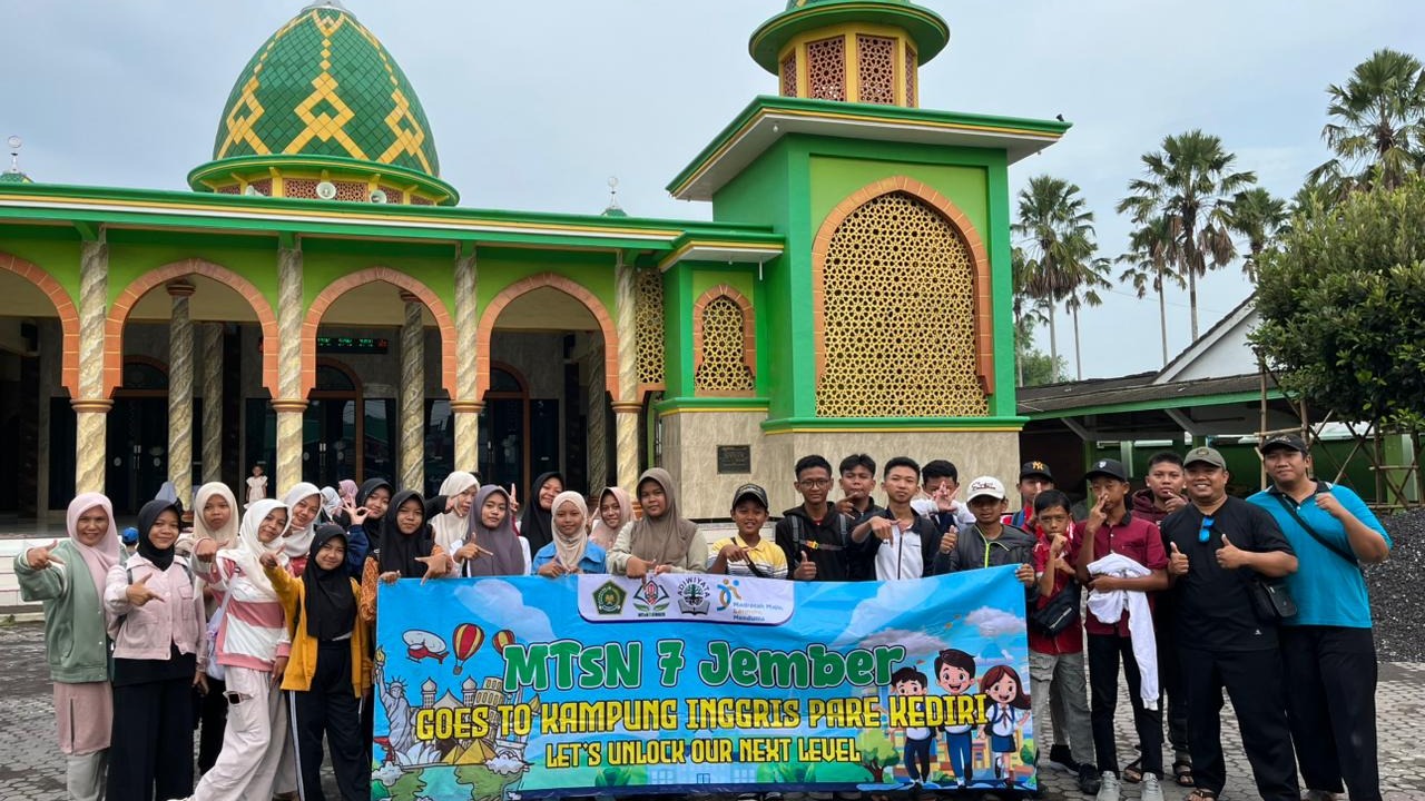 Siswa MTsN 7 Jember Ikuti Program Pembelajaran Intensif di Kampung Inggris Pare
